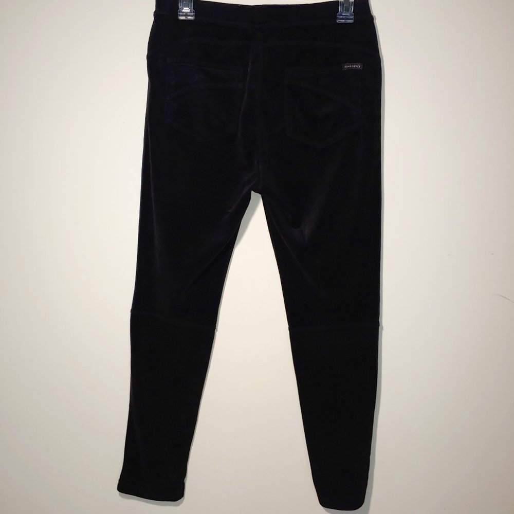 Sanctuary Velour Grease Leggings Pants Size L Black